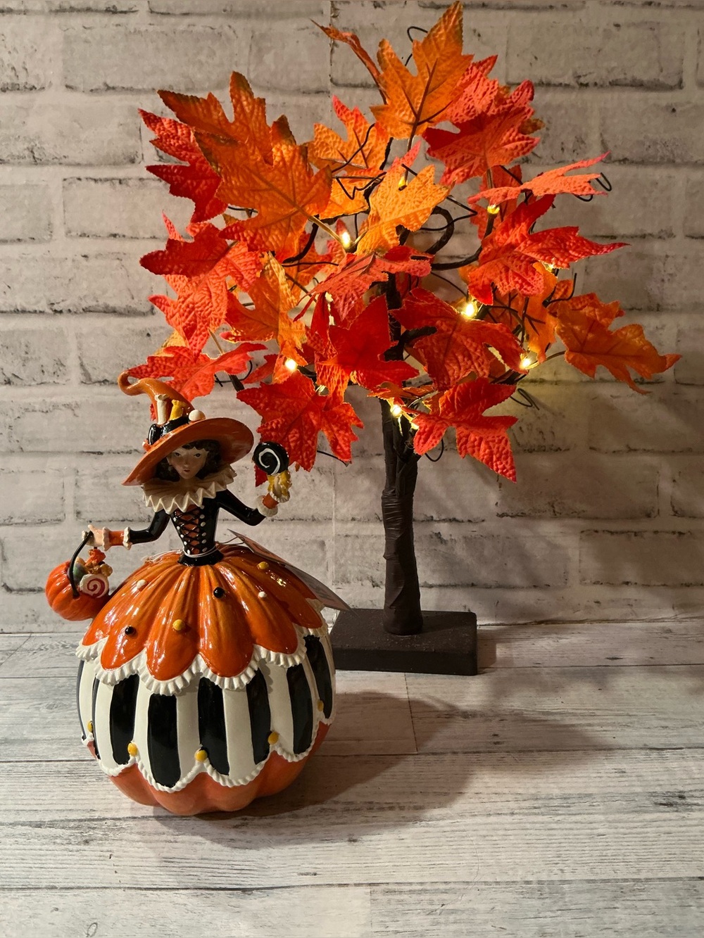 GHOULISH witch candy pumpkin halloween decor